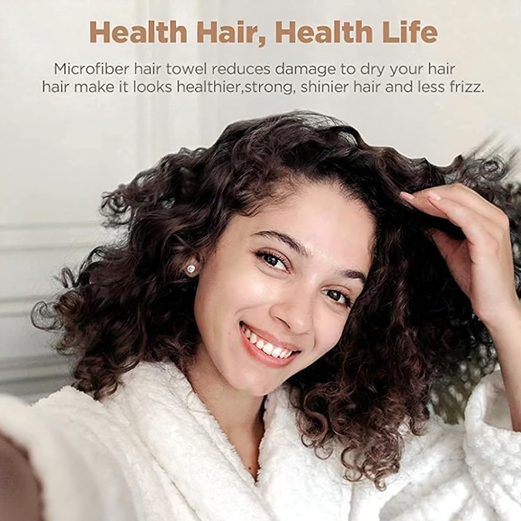 Luxury Microfiber Hair Towel Wrap for Women - Quick Dry, Super Absorbent Hair Turban, Soft & Lightweight Anti-Frizz Towel for Long, Thick & Curly Hair (Sage Green, 48" × 24")