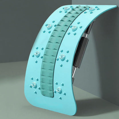 Back Stretcher Device, Multi-Level Back Support Adjustable, Spinal Board Massager with Curved Design, Stretching Equipment Tool Relieves Tension, for Daily Stretching and Relaxation