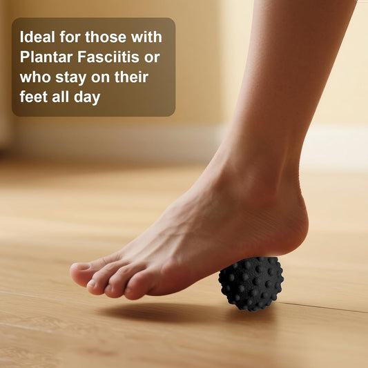 Foot Massage Ball Myofascial Release, Pain Relieve from Plantar Fasciitis, Massage Tool for Tight Muscles and Sore Feet, Restore Foot Massage Roller