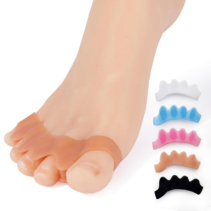 White Gel Toe Separators for Bunions and Hammertoes – 1 Pairs