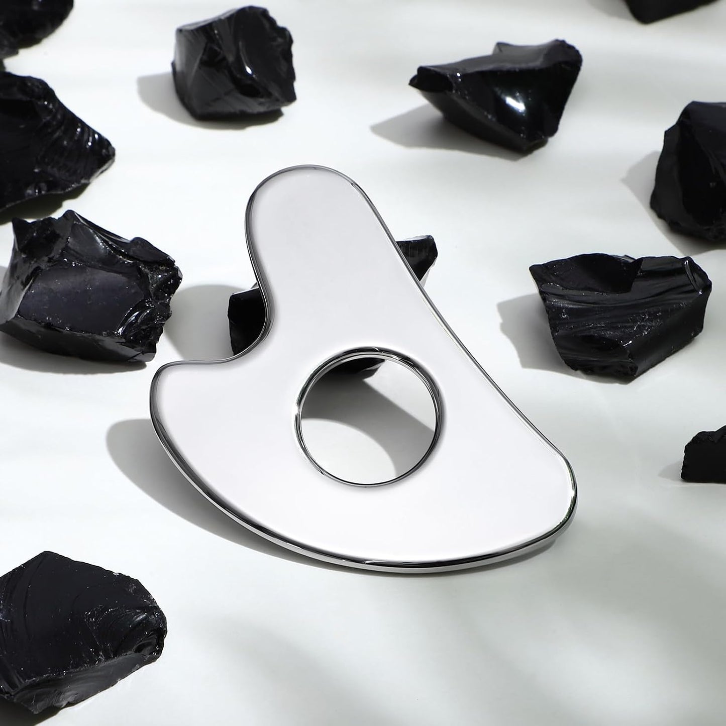 Gua Sha Facial Tools Guasha Tool Gua Sha Jade Stone Manual Massage Sticks for Jawline Sculpting and Puffiness Reducing for Face Body Tensions Reduce Festive Gifts