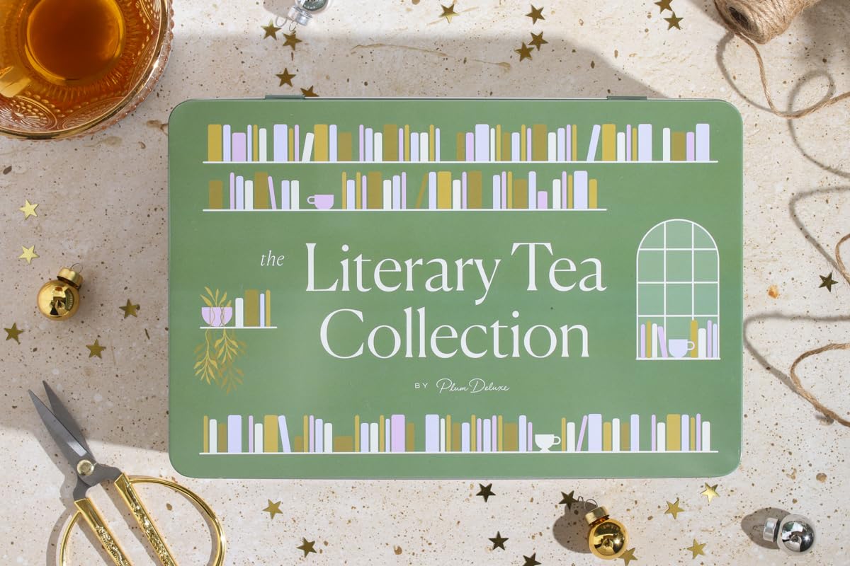 Loose Leaf Tea Sampler – 5 Caffeinated Blends Including Creme Brulee Earl Grey, Peach Oolong, Citrus Mint, Pecan and Floral Black – 75 to 100 Cups – Handcrafted in USA – Plum Deluxe