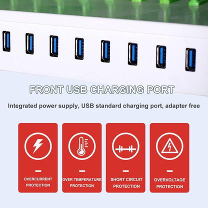 50 Slot Cellphone Charging Station Mobile Charging Cart for Office Classroom & Conference Rooms Secure Locker for Phones White Color Ideal for Group Events(White 40)