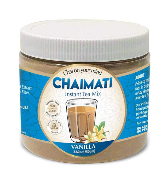 ChaiMati Cardamom Chai Latte Powder 2 lb | Instant Chai Tea Mix for Hot or Iced Drinks | Elaichi Chai Premix Makes 100 Cups, Low Caffeine Milk Tea for Home, Gifting & Parties