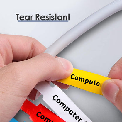 8 Sheet Cable Labels for Management