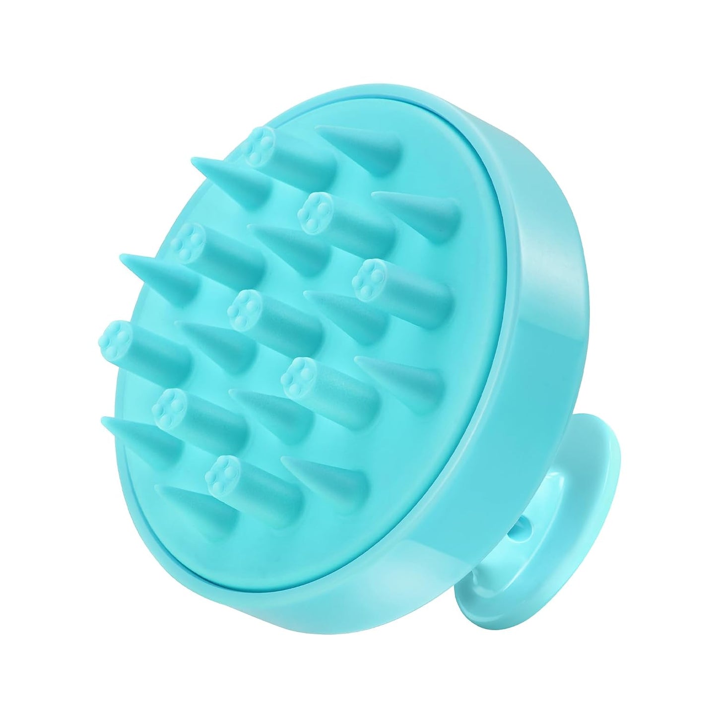HEETA Hair Scalp Massager for Hair Growth, Shampoo Brush, Scalp Scrubber Exfoliator with Soft Silicone Bristles for Dandruff Removal to Relieve Stress, Wet Dry Use Updated Material, Beige