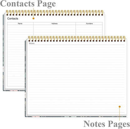 Weekly Productivity Planner - 8.5" x 11" Dashboard Desk Notepad Has 6 Focus Areas to List Tasks for Goals, Projects, Clients, Academic or Meal-Organize Your Daily Work Efficiently, 54 Weeks, Green
