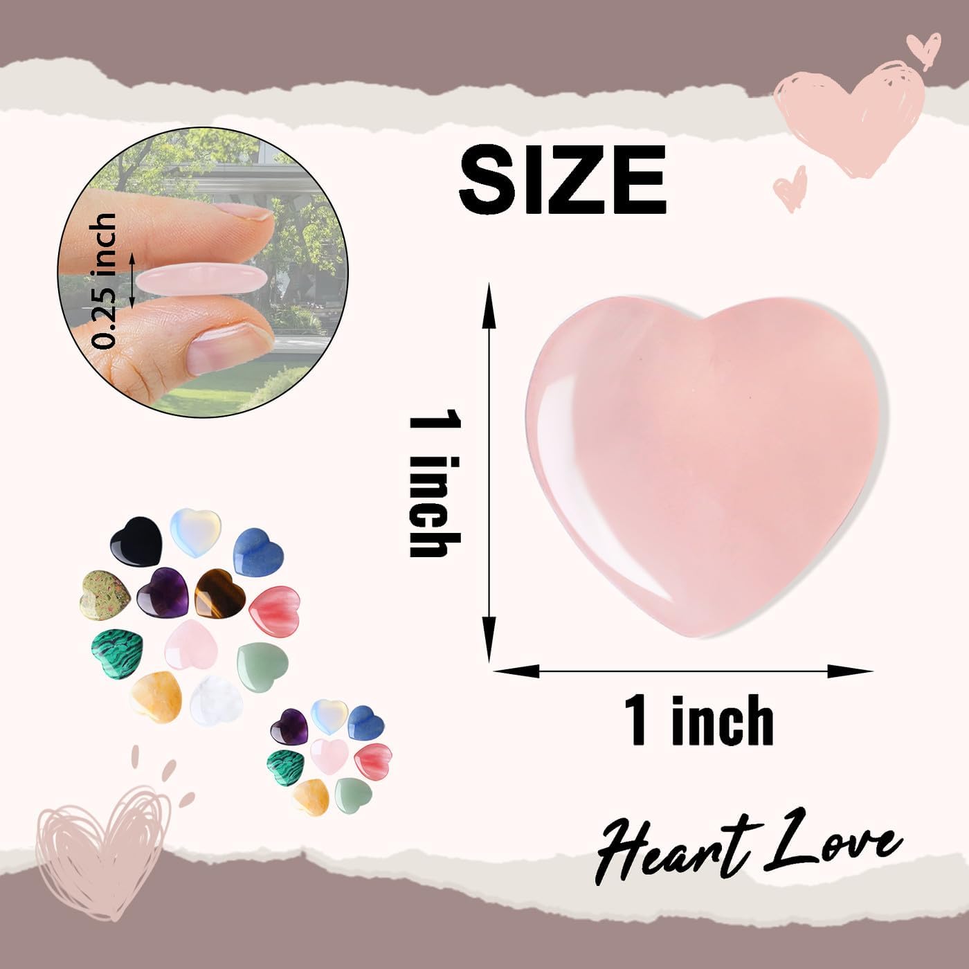 DUQGUHO Worry Stones for Anxiety, Meditation Reiki Relax Thumb Worry Stones, Crystals and Healing Stones Bulk 12PCS, Stress Relief Gifts for Women