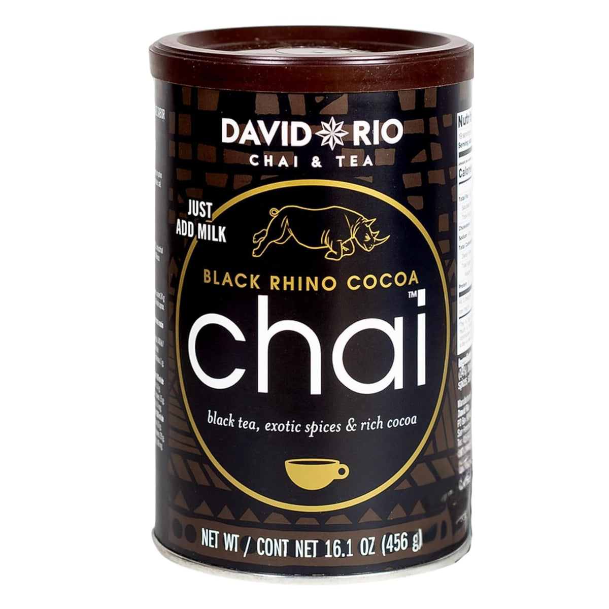 David Rio Elephant Vanilla Chai Tea Latte Mix, 14 Oz