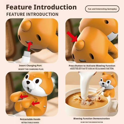 Cooling Clip-On Mini Fan for Cup & Bowl