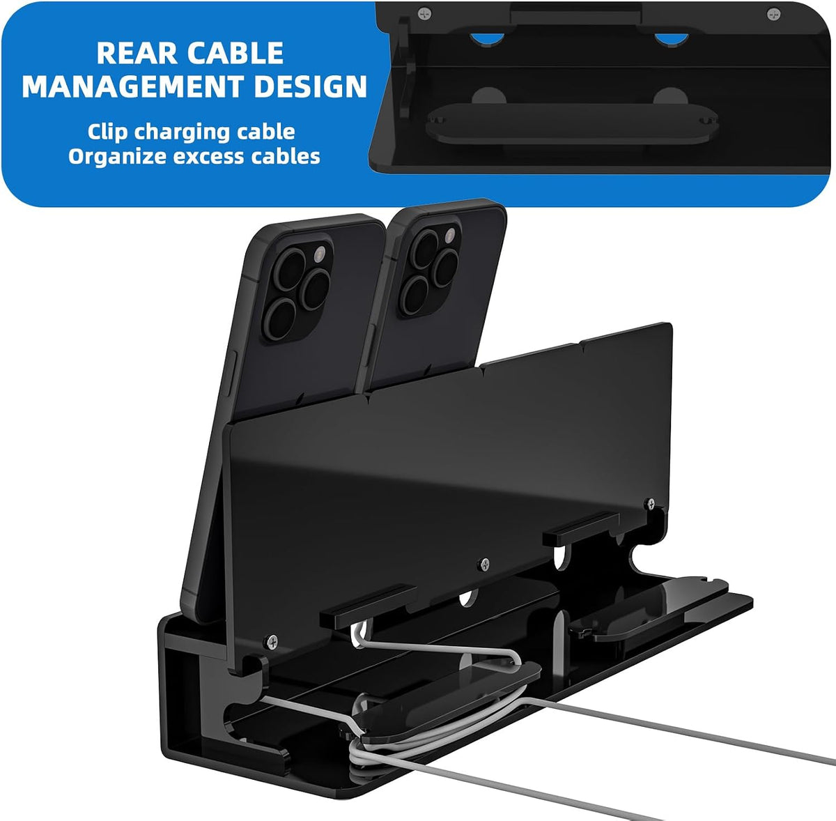4 Phones Acrylic Multiple Cell Phone Stand