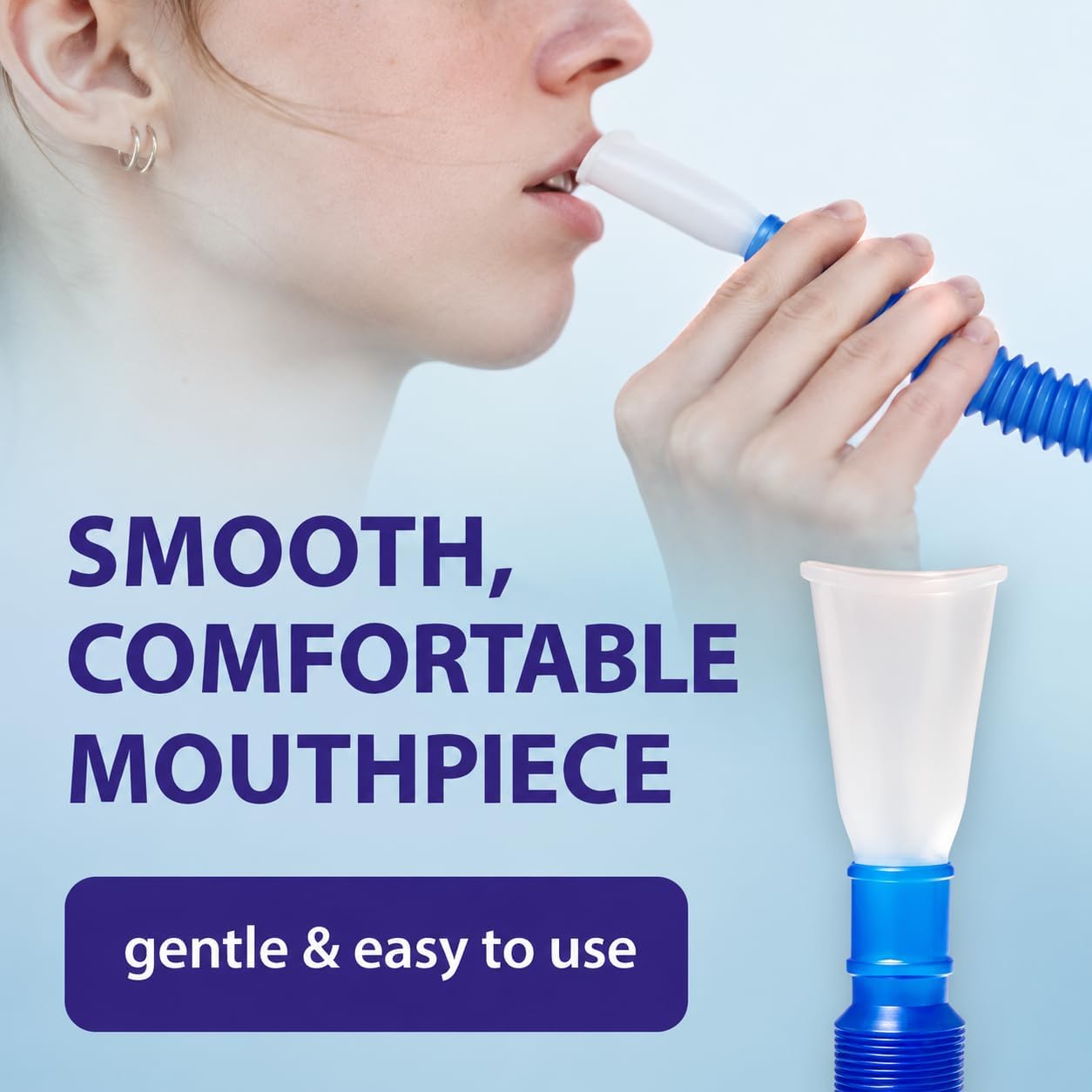 Palinoia Breathing Exercise Device, Visual Airflow Trainer for Lung Fitness