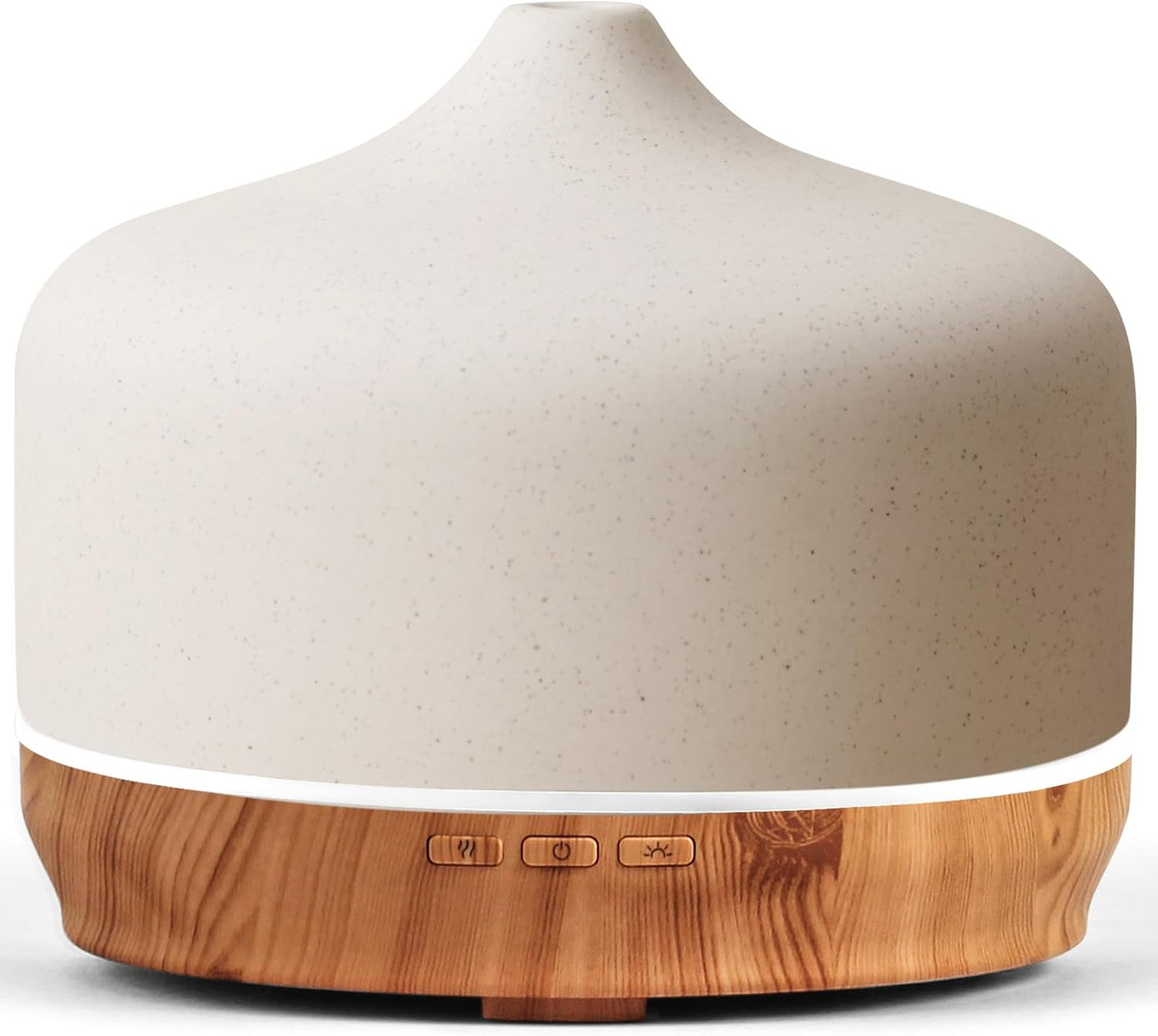 Porseme 500ml Glass Essential Oil Diffuser Aromatherapy Ultrasonic Cool Mist Humidifier 15-21 Running Hours Waterless Auto-Off Air Diffusers for Sleeping Yoga Working Spa(Light Blue)