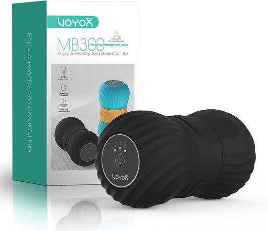 VOYOR-HEALTH Vibrating Peanut Massage Ball, Electric Deep Tissue Roller