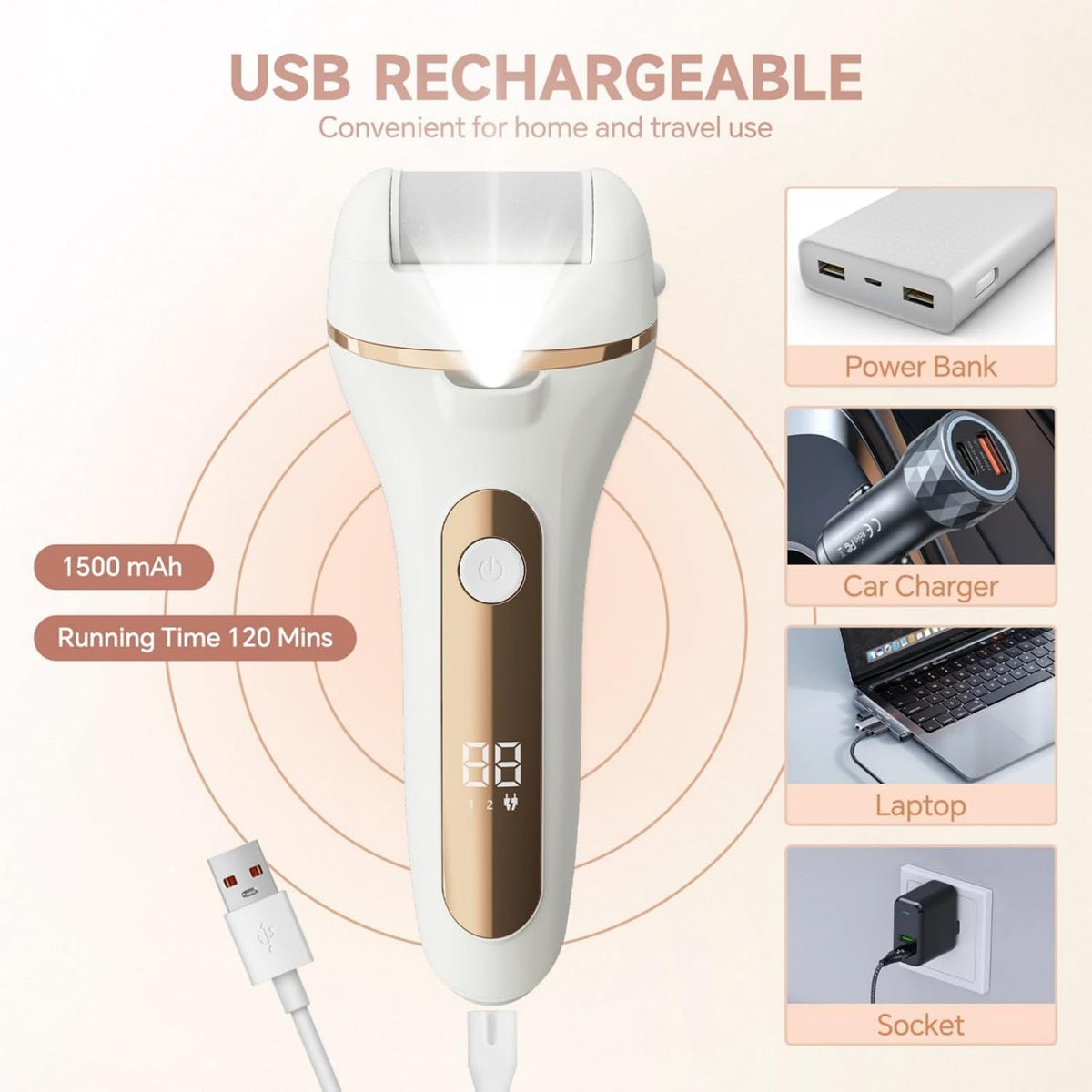 Electric Foot Callus Remover, Foot File Pedicure Tools