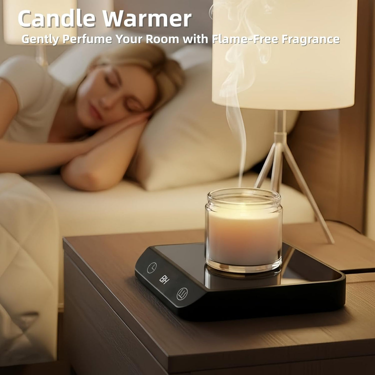 Coffee Mug Warmer & Candle Warmer 2-in-1, Electric Cup Warmer for Desk