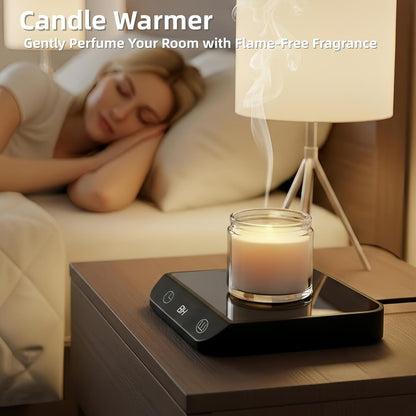 Coffee Mug Warmer & Candle Warmer 2-in-1, Electric Cup Warmer for Desk