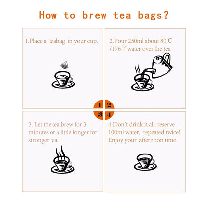 XIEJINJI Premium Oolong Tea, Taiwan Dongding Oolong TeaBags, 3.2g x 50 Count, High Mountain Tea, No Sugar & No Additives, Low-Caffeine, Eco-Conscious Tea Bags, Resealable Bag