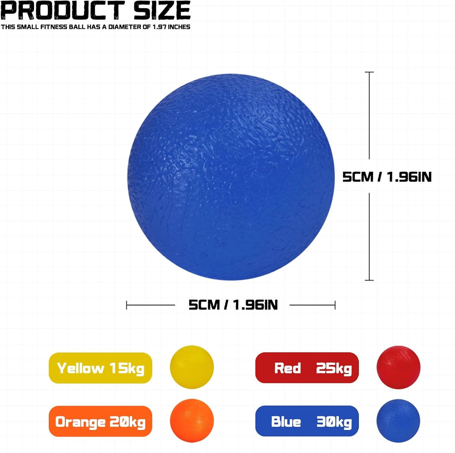 4 Pack Stress Balls for Adults,Squeeze Ball,Squeeze Balls for Hands Therapy