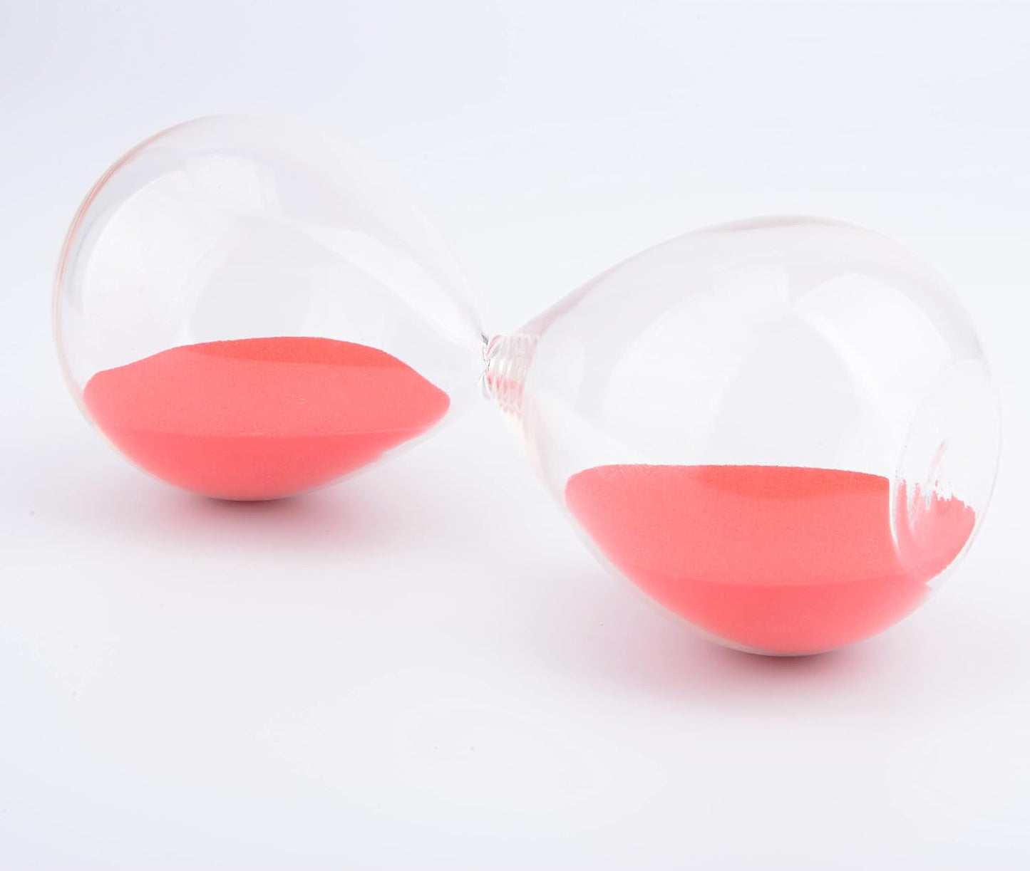 Hourglass, HoveBeaty Hand-Blown Sand Timer Set for Time Management 15 Minutes Durable Glass Construction (15 Min, Black)