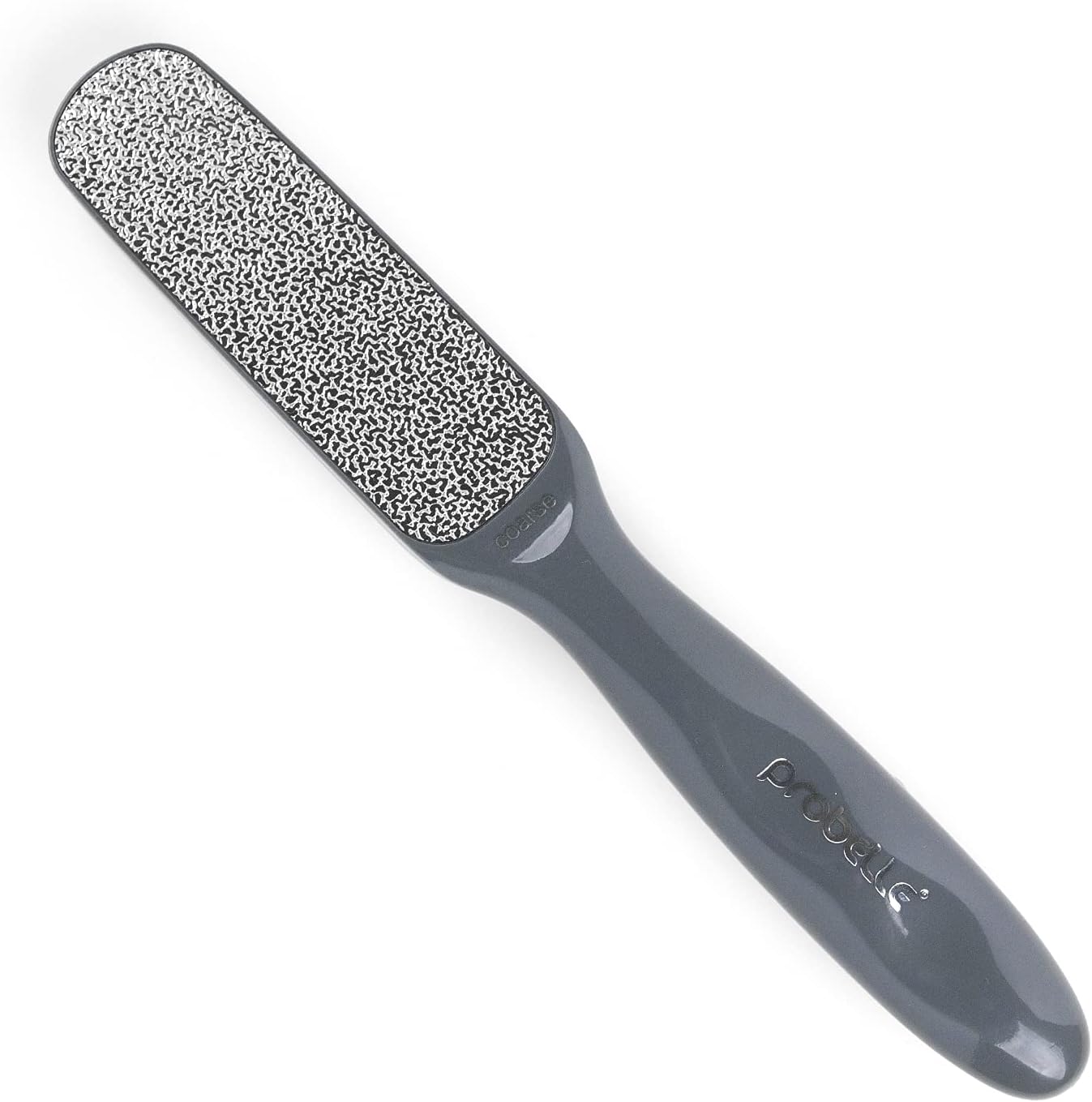 Probelle Double Sided Multidirectional Nickel Foot File Callus Remover - Immediately Reduces calluses and Corns to Powder for Instant Results, Safe Tool (Dark Grey)
