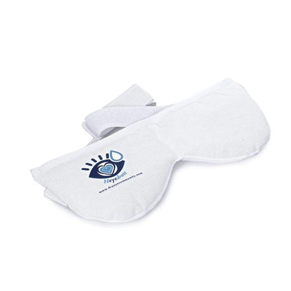 Eye Love Heyedrate Heated Eye Mask, White | Soothing Warm & Cold Compress for Temporary Relief of Irritated Eyes, Reusable Mask