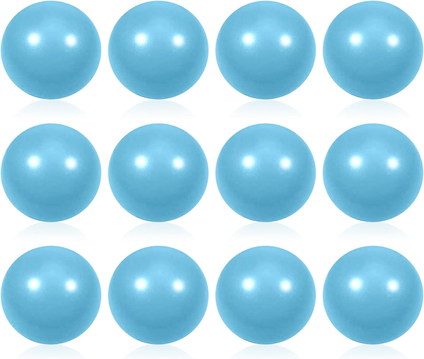 12 Pcs Blue Foam Stress Ball Squeeze Stress Relief Balls for Kids and Adults Hand Exercise Sensory Relief Toys for Anxiety ADHD Autism （Blue）