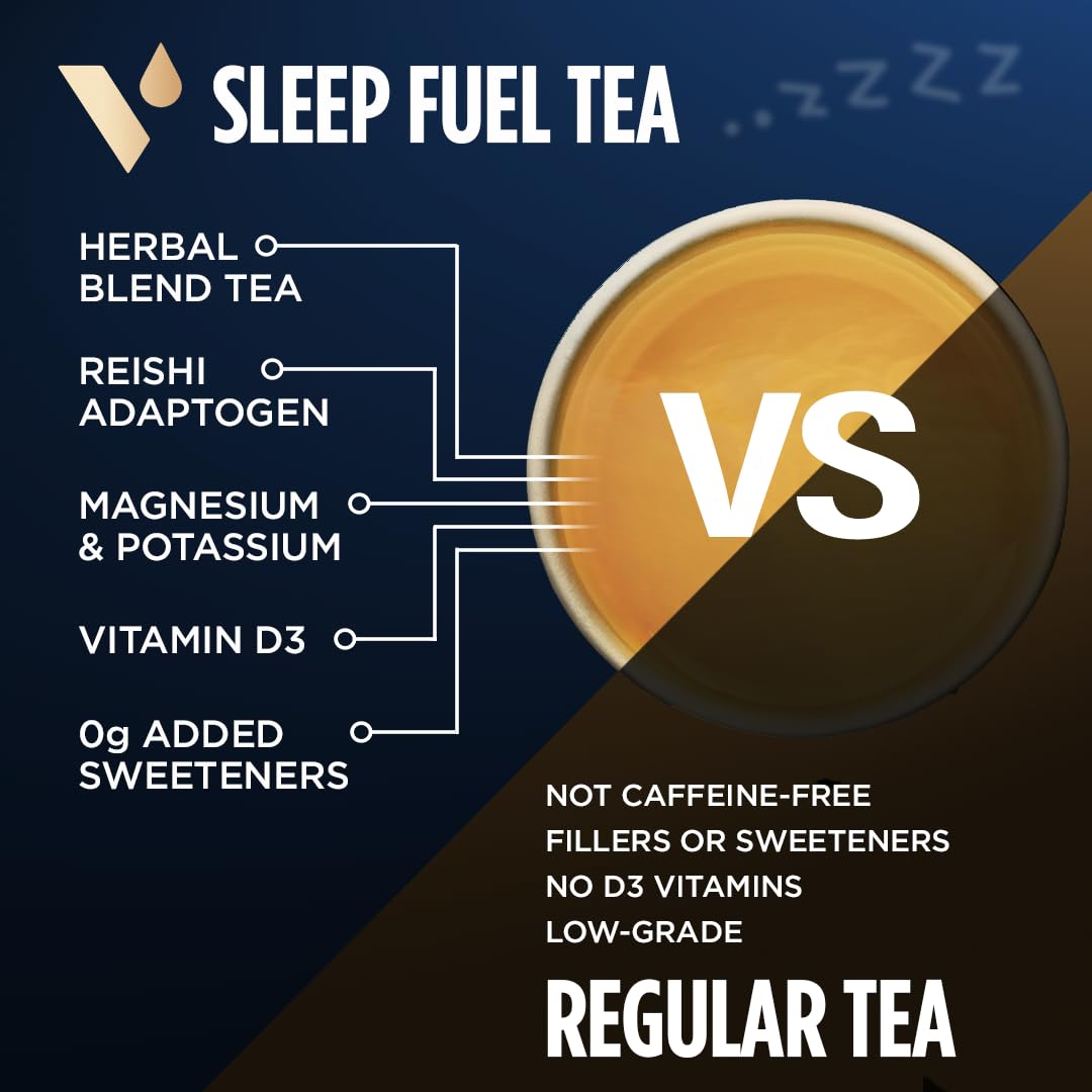 VitaCup Sleep Fuel Instant Tea Packets w/Chamomile and Magnesium, 24ct