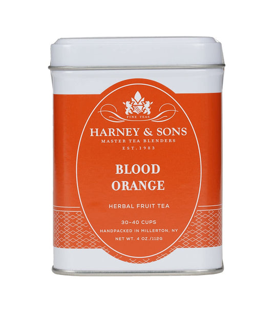Harney & Sons Blood Orange Herbal Tea Loose Leaf Tin, 4 oz