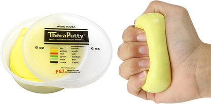 CanDo TheraPutty Standard Hand Exercise Putty for Rehabilitation, Exercises, Hand Therapy, Occupational Therapy, Hand Strengthening, Improve Motor Skills, Stress Relief