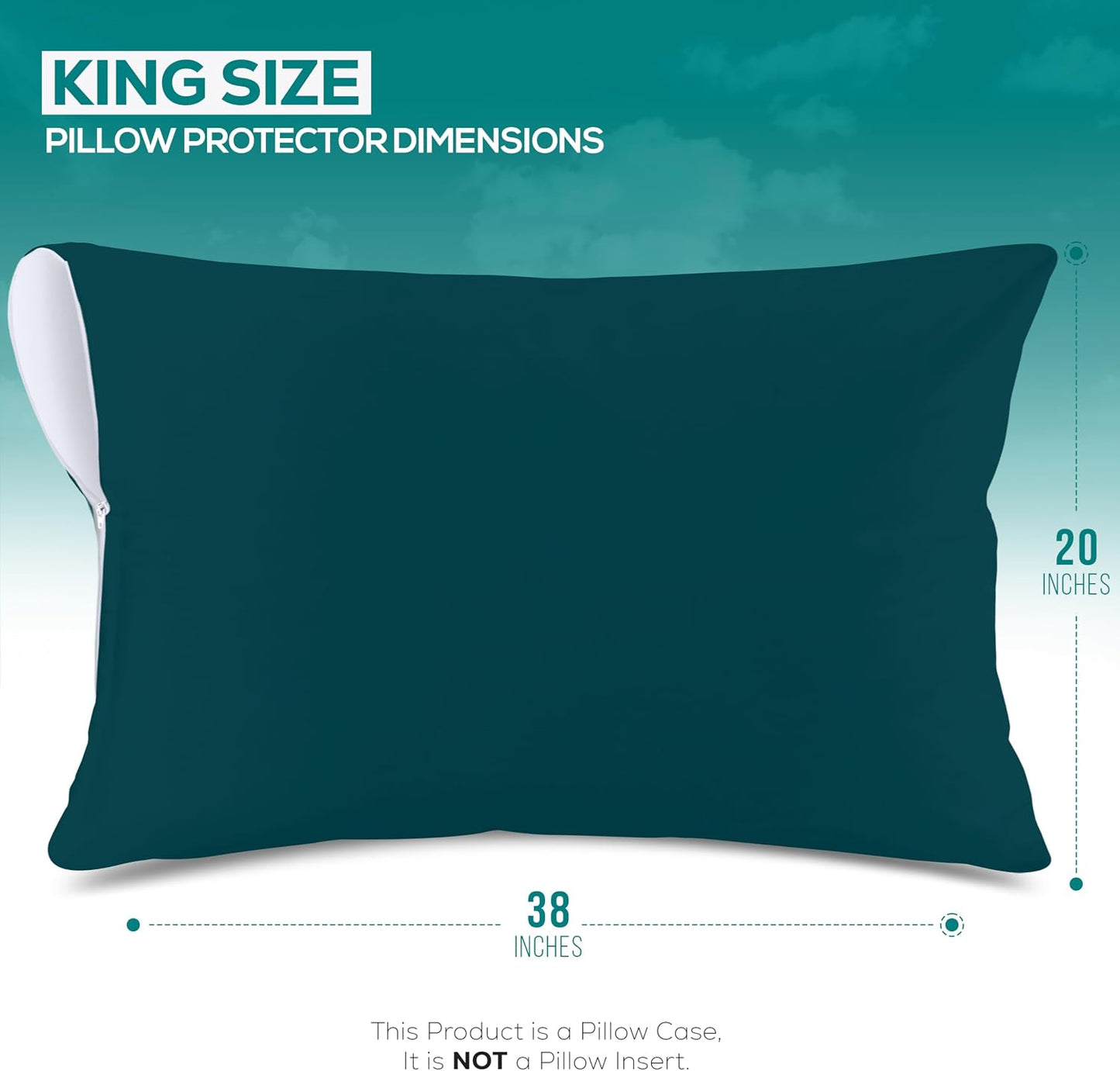 Utopia Bedding Premium 100% Waterproof Pillow Protectors with Zipper Standard Size (Set of 4), Bed Bug and Dust Mite Proof Zippered Pillow Covers, Pillow Encasement Cases, Gray