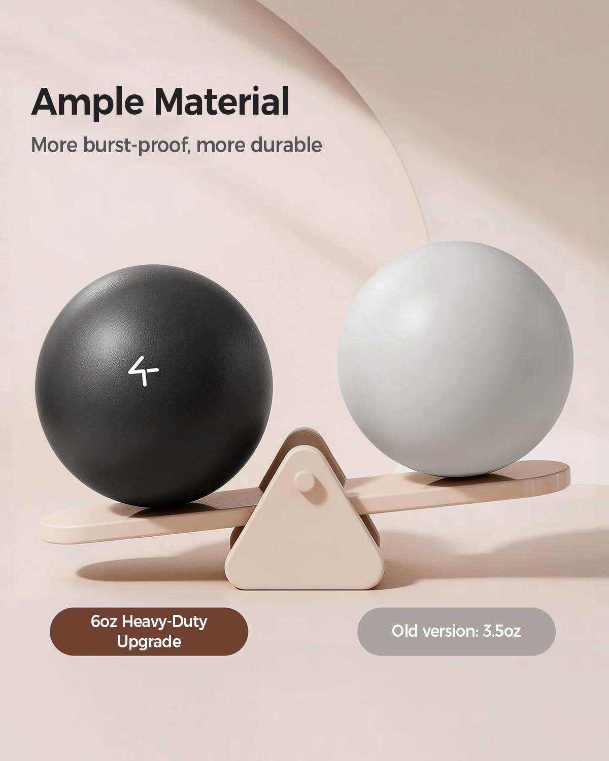 KEEP Exercise Ball Anti-Burst - Thickened Yoga Ball Pilates Ball for Physical Therapy, Fitness Ball for Workout, Core Strength and Physical Therapy