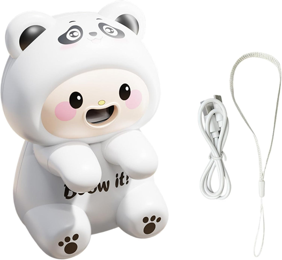 Mini Food Cooling Fan, Clip-on White
