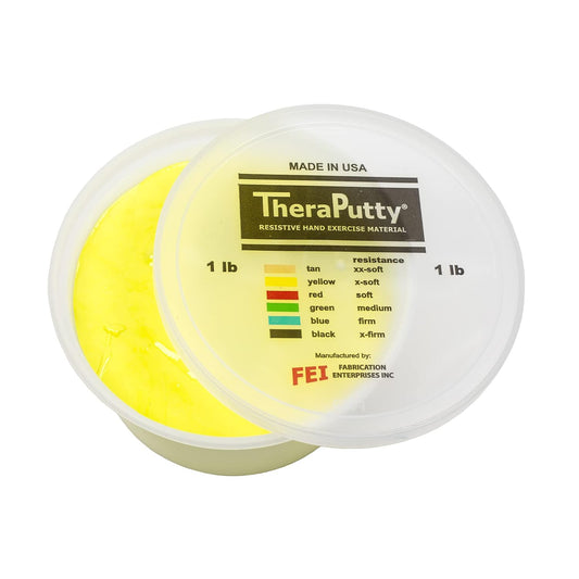 CanDo TheraPutty Scented Hand Exercise Putty For Rehabilitation, Exercises, Hand Therapy, Occupational Therapy, Banana Yellow X-Soft 1lb