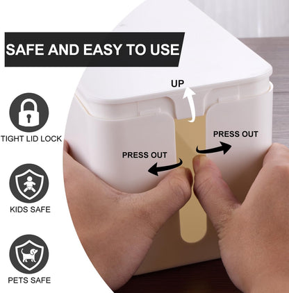 Tuwechen 3 Pack Cable Management Box, Cable Organizer Box to Hide Wires