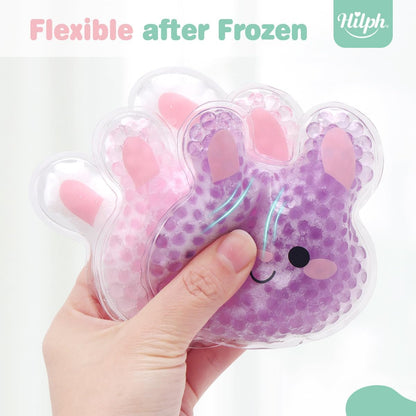 Hilph Kids Ice Packs for Boo Boos - FSA Eligible HSA, 3 Pack Gel Ice Packs for Toddlers & Children Injuries Reusable, Soft Small Hot & Cold Pack for Bumps, Bruises, Fever, Get Well Gifts