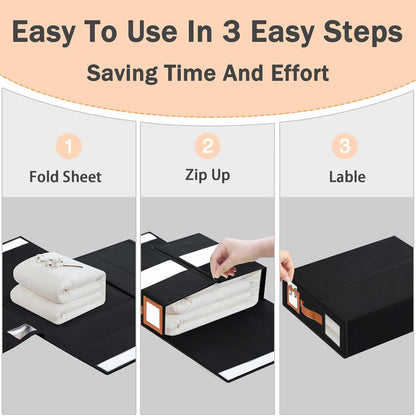 GhvyenntteS Bed Sheet Organizers and Storage, Closet Organizer