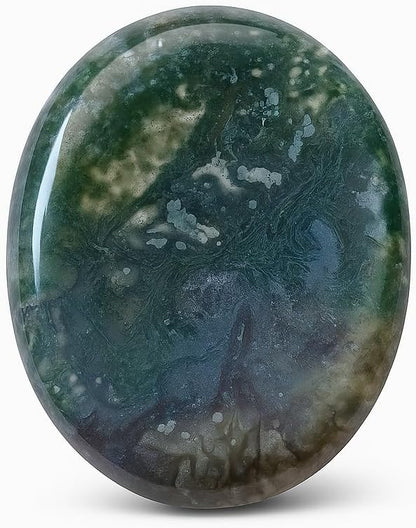 Natural Polished Thumb Palm Crystal for Meditation, Labradorite Worry Stone for Stress Relief, Anxiety Support & Pocket Reiki Healing