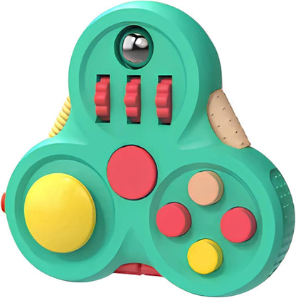 Yrissmiss Fidget Toys for Adults, Fidget Pad Easter Basket Stuffers for Boys Girls,Stress Relief Cube Clicker Controller with Quiet Fidgets,ADHD Autism Fidget Spinner for Office Desk Travel