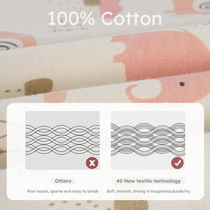 Yoofoss Baby Sleep Sack Baby Wearable Blanket 100% Cotton 2-Way Zipper Toddler Sleeping Sack