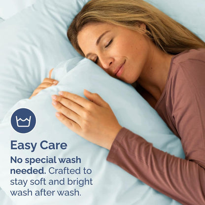 Standard Pillow Cases Set of 10 - Ultra Soft Hotel Quality Pillowcase Covers - Comfy, Cozy & Wrinkle Free - Shrink, Stain and Fade Resistant - Machine Washable Pillow Protectors - 10 Pcs Set - White - Colors A