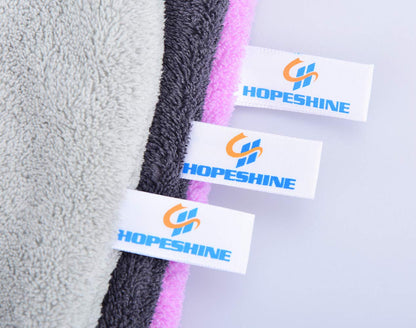 HOPESHINE Hair Towel Twist Microfiber Bamboo Fabric Women's Soft Shower Towels for CurlyHair Turban Wrap Drying Cap Great Gift for Girls 3-Pack