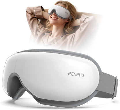 RENPHO Eyeris 1 Eye Massager with Heat, FSA Eligible HSA, Heated Eye Mask for Head Tension, Eye Strain & Screen Fatigue, Birthday Gifts for Men and Women