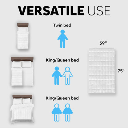 B10 Bed Cooling System Twin - Cooling Mattress Pad for Hot Sleepers | Beat night sweats without breaking the bank - 100% cotton cooling mattress topper, cools 7-12°F, 4 speeds & remote.
