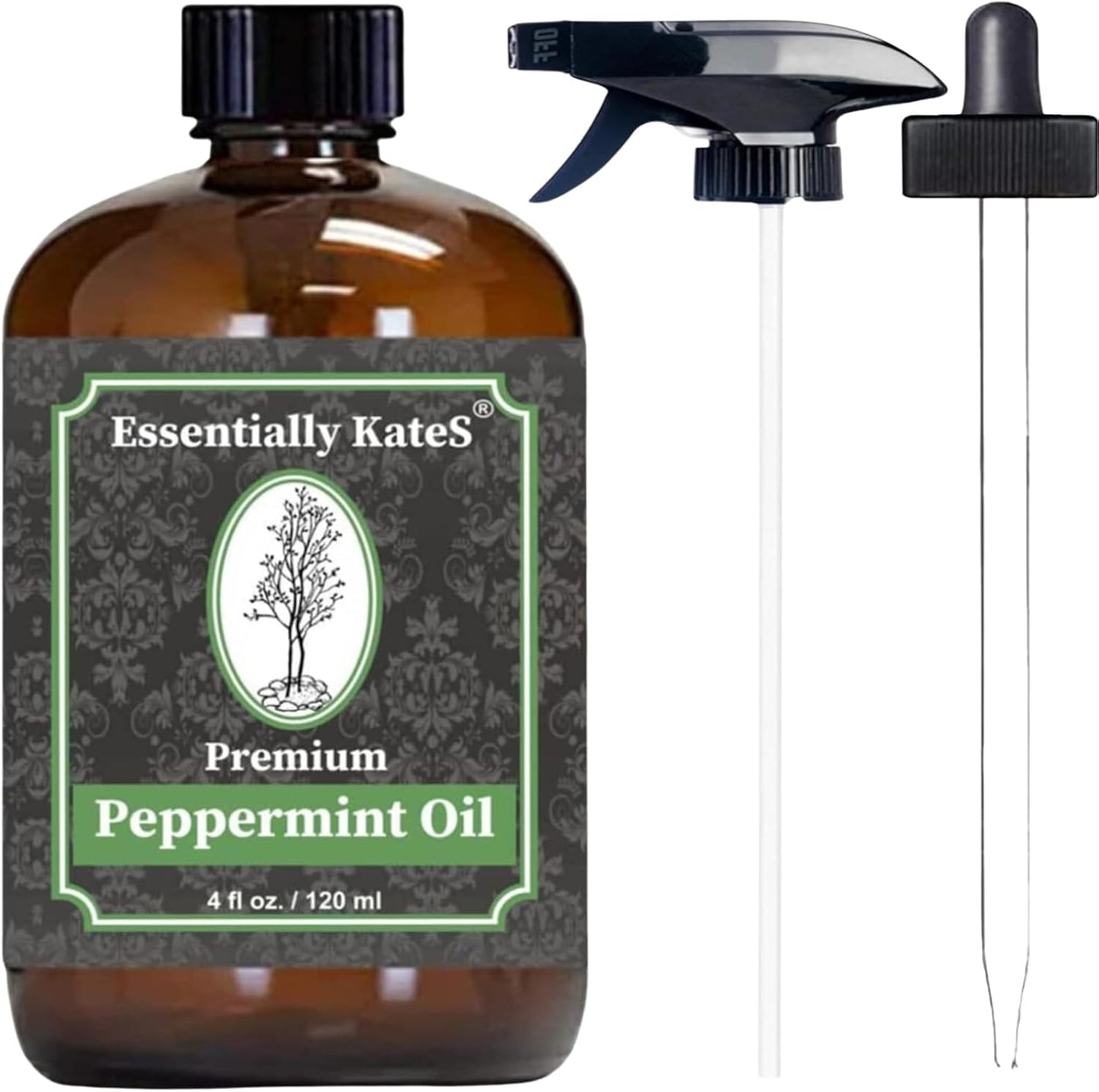 Essentially KateS Lavender Oil – 100% Pure & Natural, Steam-Distilled, with Glass Dropper, Roll-On Bottle & Sprayer for Aromatherapy, Skin & Home Use