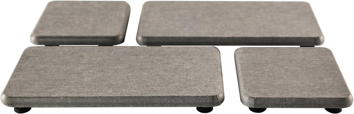 NiuYichee Set of 4 Water Absorbent Diatomite Coasters, Dish Soap Stone Tray