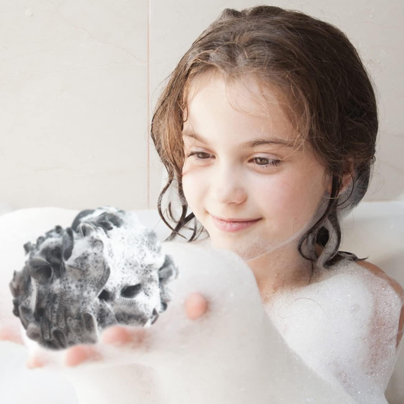 10 Pack of Bath Loofah Shower,Small Size Sponge Pouf Body Scrubber Exfoliator Scrubber Ball,Mesh Bath and Shower Sponge for Kids Women Men Body Wash Bathroom