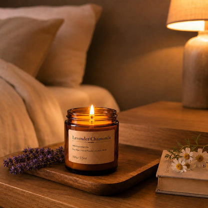 6-Pack Scented Candles for Home, 3.5 Oz Soy Wax Aromatherapy Candle Gift Set, Lavender Chamomile, Eucalyptus Mint & Vanilla, Birthday Gifts for Women, Thank You Graduation Gifts