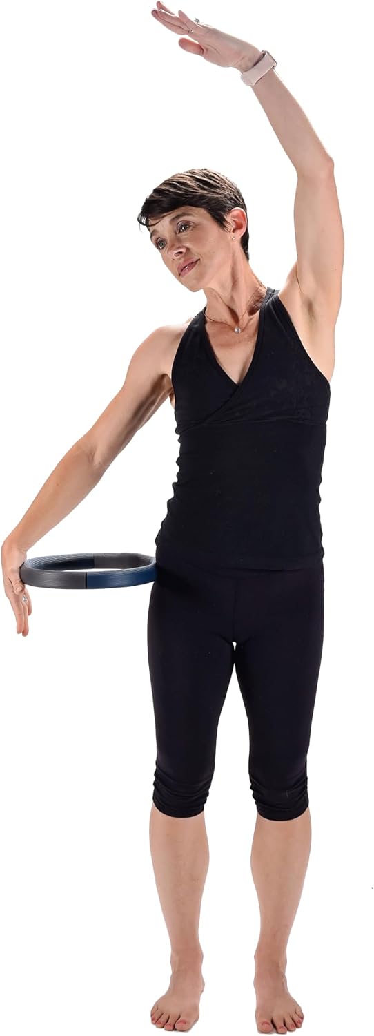 AeroPilates 12 in Magic Circle Ring with Workout Guide for Pilates Workouts
