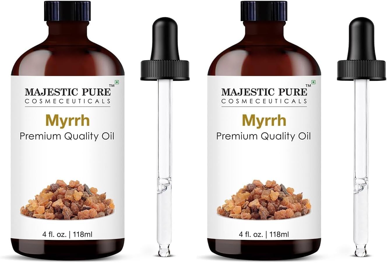 Majestic Pure Essential Oil with Glass Dropper - Essential Oils for Diffuser, Aromatherapy, Soap and Candle Making, Lavender Essential Oil, Lavender Oil, 4 Fl Oz